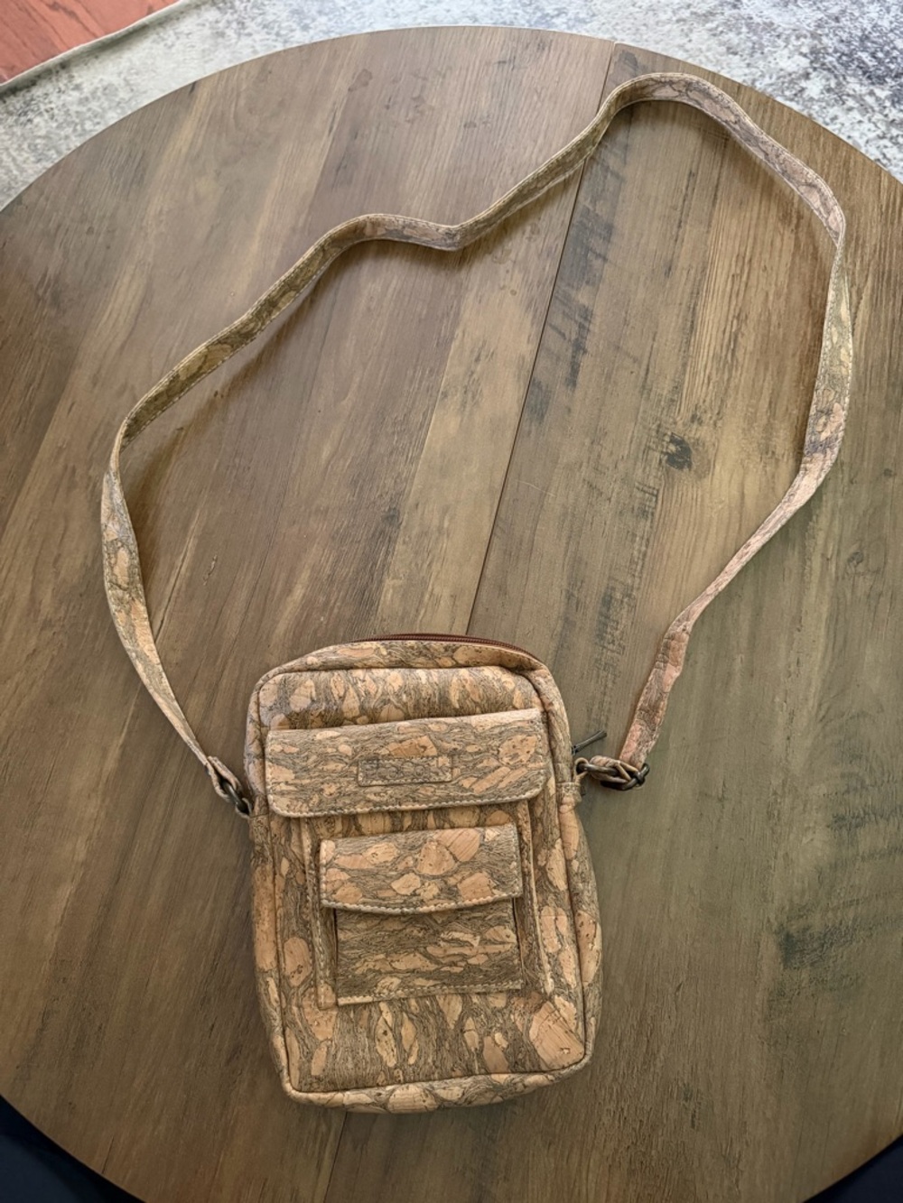 Women’s Eco Cork Crossbody Bag - Picture 1 of 5